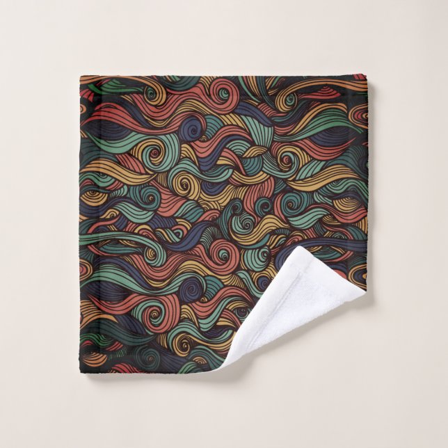 Paisley haché (Gant de toilette)