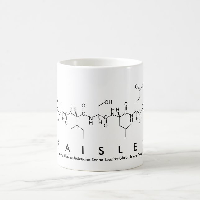 Paisley peptide nom mug (Centre)