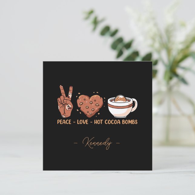 Paix, Amour, Bombes De Coca Chaud - Vacances D'Hiv (Debout devant)