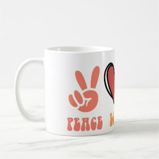 Paix, Amour, Crochet - Mug classique