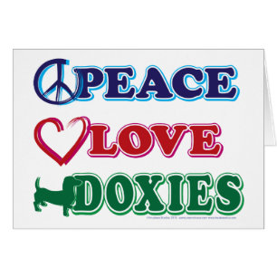 Paix-Amour-Doxies- Dachsund