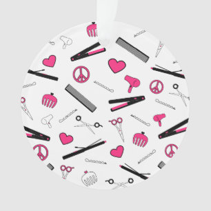 Paix, amour, et accessoires de cheveux (rose)
