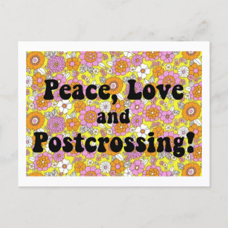 Paix, Amour et Croisement ! Carte postale super