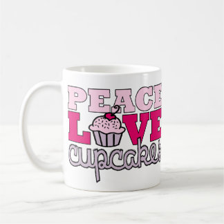 Paix, amour et petits gâteaux ! Tasse