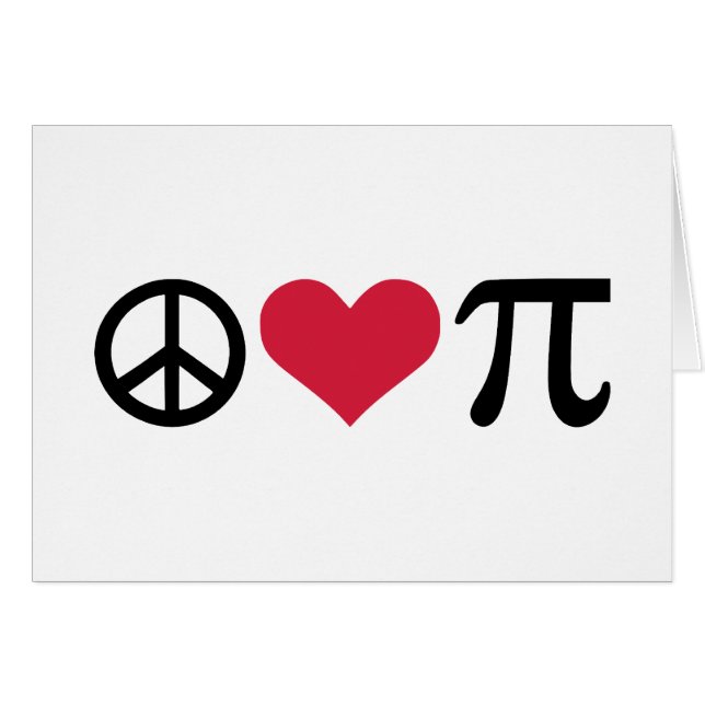 Paix, amour et pi (Devant horizontal)