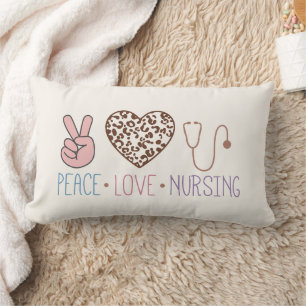Paix Amour Infirmière Jeu Oreiller