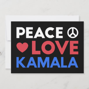 Paix Amour Kamala Je - Kamala Harris Présidente