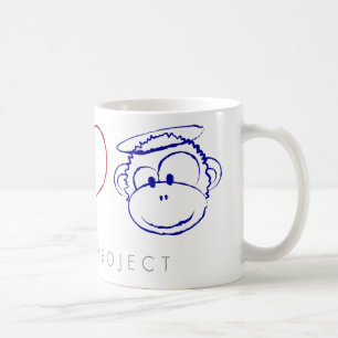 Paix, amour, singes Mugs