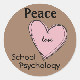 Paix, Amour, Stickers Psychologie Scolaire