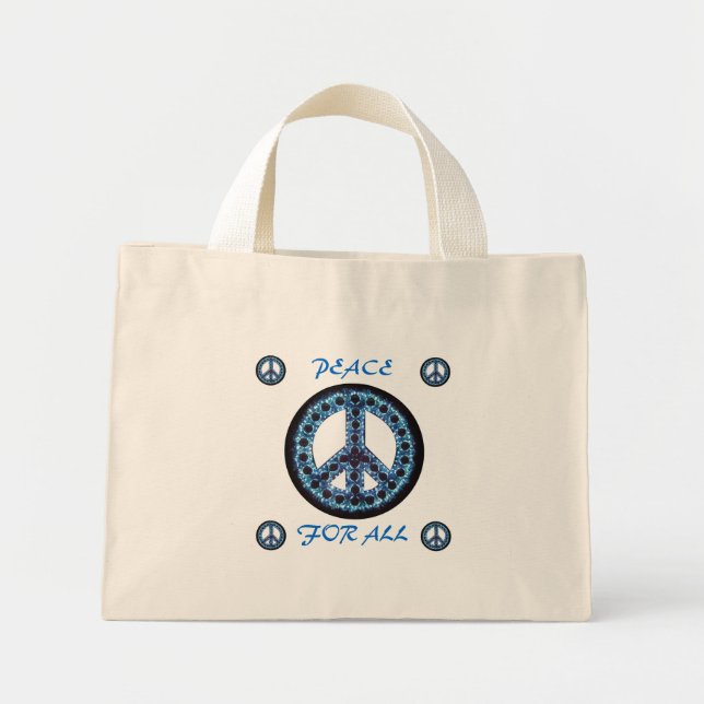 paix bleue pour tous les sacs (Devant)