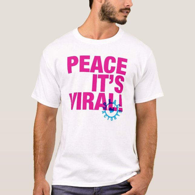 Paix c'est T-shirt viral (Devant)