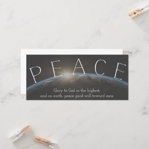 Paix chrétienne sur Terre Passage de la Bible Noël