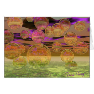 Paix dans la tranquilité violette et ambre de