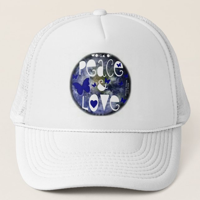 Paix et Amour - Casquette (Devant)