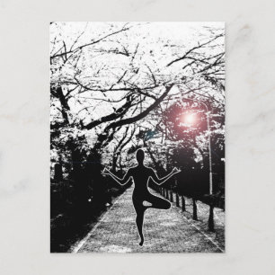 Paix et équilibre - Carte postale Yoga