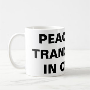 "Paix Et Tranquillité En Christ" Mug Classique