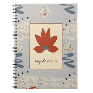Paix LOTUS mon carnet de journal intime de rêves