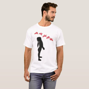 Paix, plus de T-shirt basique de guerre, blanc
