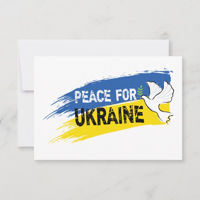 Paix pour l'Ukraine (Devant)