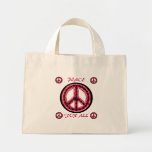 paix rouge pour tous les sacs