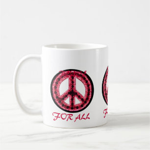 paix rouge pour toute la tasse