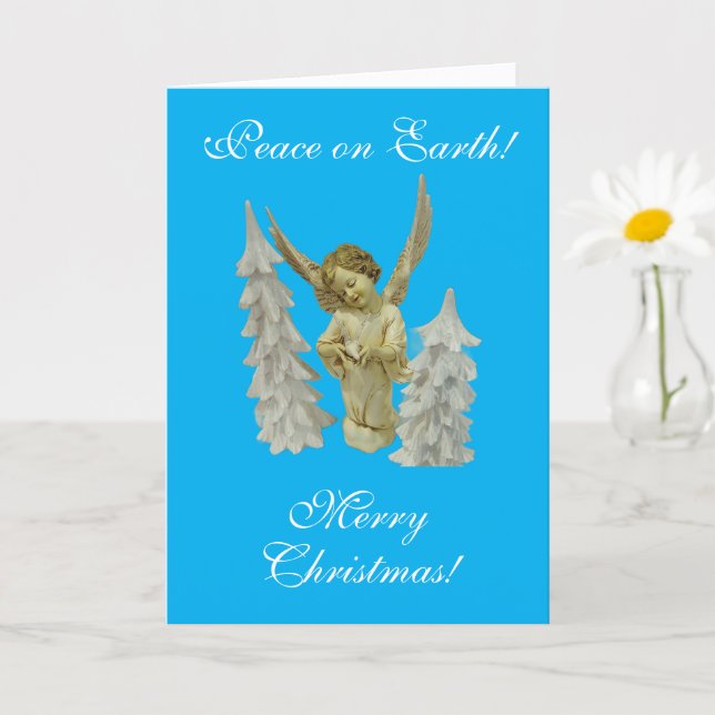 Paix sur Terre, carte de voeux de Noël (Petite plante)