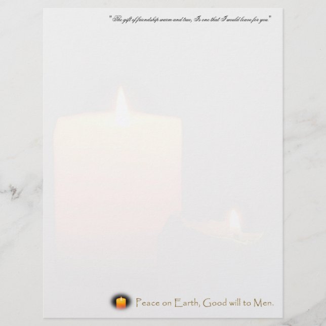 Paix sur Terre papeterie (Devant)