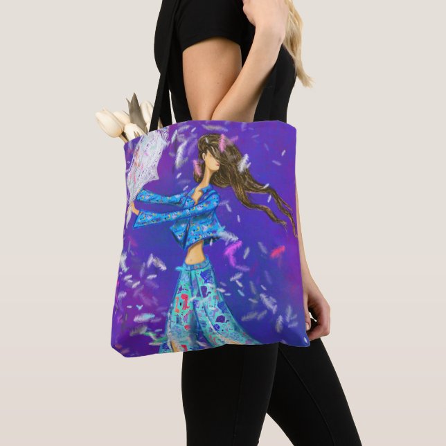 Pajama Party Fille Sac fourre-tout Coussin combat  (De près)