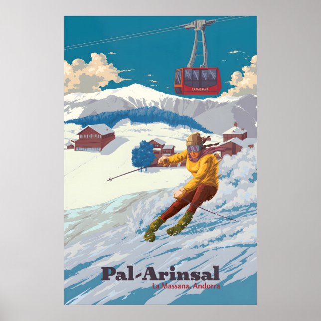 Pal Arinsal Andorre Station de Ski Affiche de Voya (Devant)