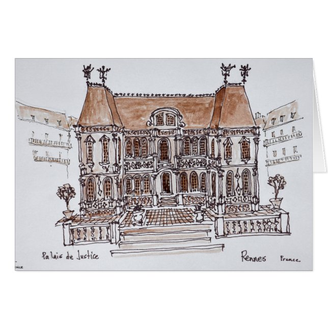 Palais de Justice Courthouse | Rennes, Bretagne (Devant horizontal)