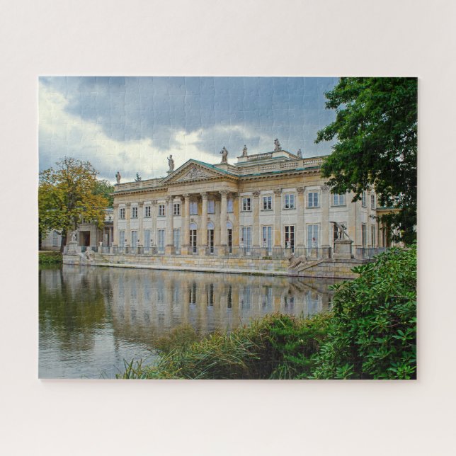Palais des Bains, Varsovie Pologne Jigsaw Puzzle (Horizontal)