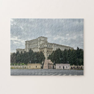 Palais du Parlement de Bucarest vue puzzle