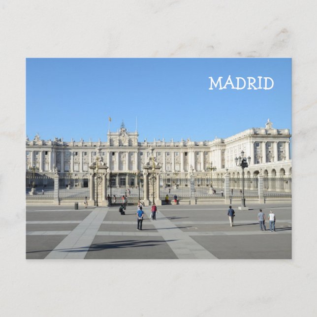 Palais Royal, Madrid Carte postale (Devant)