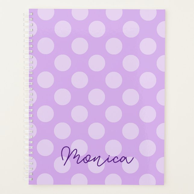 Pale Lavender Polka Dot (Devant)