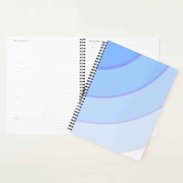 Pâle motif à flanc bleu ombre (Devant avec enveloppe)