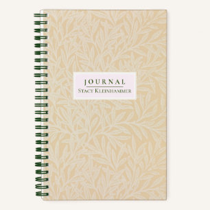 Pale Pastel Willow William Morris Dotée Journal