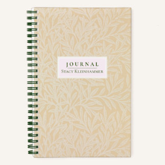 Pale Pastel Willow William Morris Dotée Journal