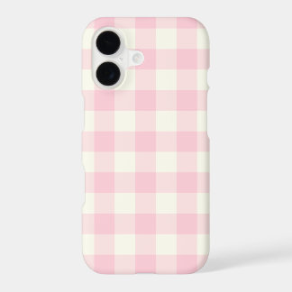 Pale rose En vichy Motif iPhone 7 Coque
