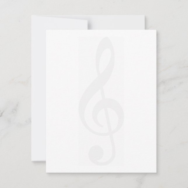Pale Treble Clef (Devant)