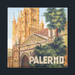 Palerme Italie aimant voyage vintage<br><div class="desc">Palerme Italie aimant voyage vintage</div>