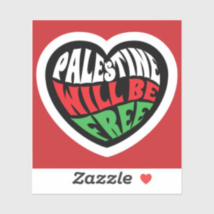 Palestine sera gratuit Stickers 3x3