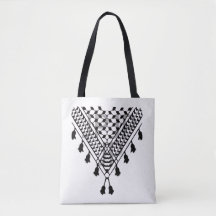 Palestinian Keffiyeh Tote Bag