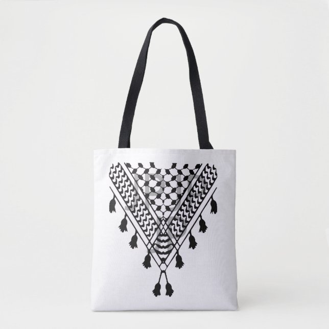 Palestinian Keffiyeh Tote Bag (Devant)