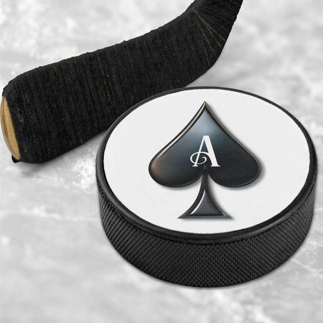 Palet De Hockey Ace of Spades Casino Deck of Playing Cards (Ace of Spades Casino Deck of Playing Cards Hockey Puck)