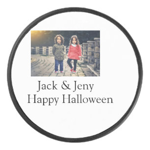 Palet De Hockey ajouter nom photo texte Halloween enfant fille gar