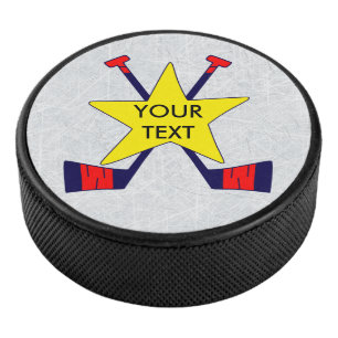 Palet De Hockey Ajoutez votre galet de hockey sur glace des textes