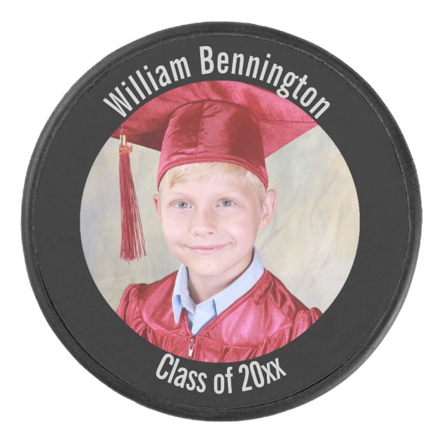 Palet De Hockey Ajoutez votre propre galet d'hockey de photo (Devant)