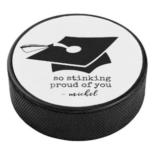 Palet De Hockey Alors puant fière de toi Drôle Diplôme