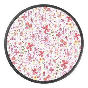 Palet De Hockey Aquarelle florale moderne