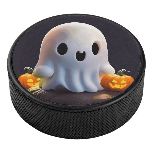 Palet De Hockey Baby Ghost Déplaisant mignon caractère Halloween (3/4/2016 12:00:00 AM)